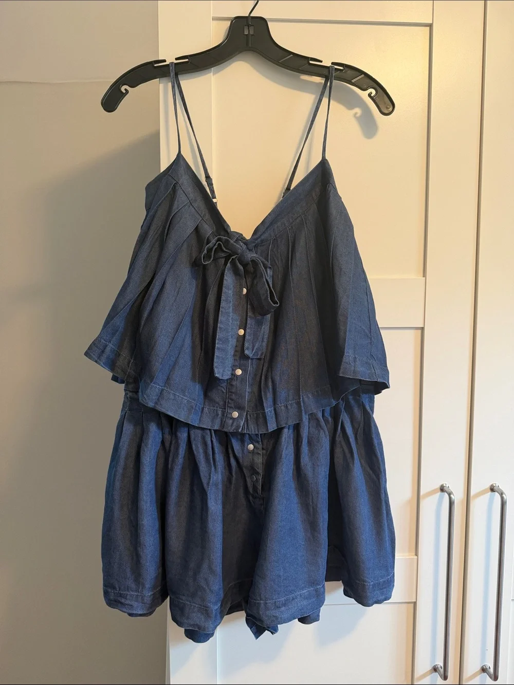 Denim 2 piece matching set for summer